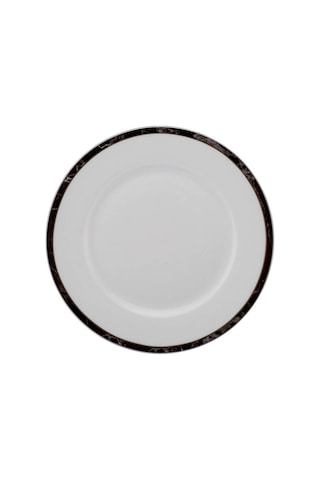 Karaca Damalı Çizgi Porselen Pasta Tabağı 19 cm