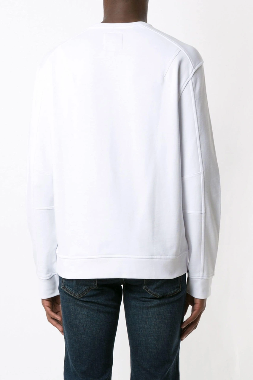 Armani Bisiklet Yaka Erkek Sweat Beyaz