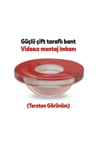 Çok Amaçlı Yapışkanlı Şeffaf Duvar Kapı / Pencere / Duvar Tamponu Stoperi, Stopperi