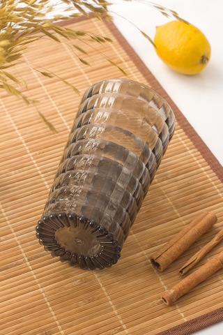 Allegra Füme Bardak - 750 Ml Tekli Akrilik Malzeme - Cam Değildir Kırılmaya Dayanıklı - 9067915365502