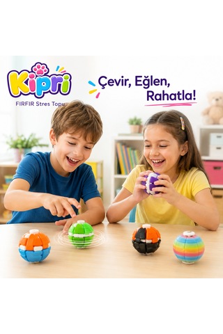 Spinner Ball Rulmanlı Fırfır Stres Topu Bas-çevir 3d Baskı Fidget Oyuncak Lila