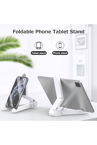 Kosona Kollektif Masaüstü Cep Telefonu Ve Tablet Ayarlanabilir Katlanabilir Tutucu Mavi Mavi