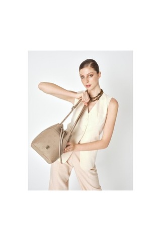3.1 Phillip Lim Pierre Cardin Vizon Büzgülü Çanta 05po25y2007-bf 0233 Orangeblue Cat