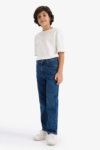 Defacto Erkek Çocuk Straight Fit Düz Paça Jean Pantolon F8430a826smnm34 Mavi-nm34