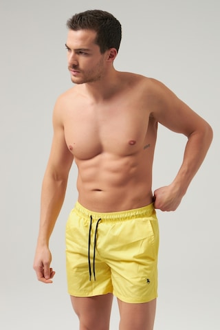 D's Damat Ds Damat Regular Fit Sarı Düz Şort Mayo 0hc62ap10100m