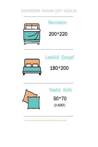 More Home Çift Kişilik Yorgan Kılıfı + Yastık Kılıfı Zikzaklı Sarı Gri Sarı