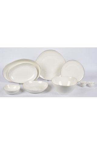 Vitale New Bone 30 Parça Yemek Takımı Beyaz