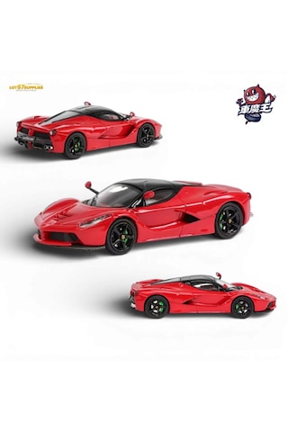 Demon King Ferrari Laferrari Pleksi Kırmızı 057 1/64