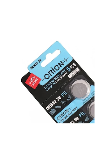 Orion CR1632 3V Lityum Düğme Pil 5'li