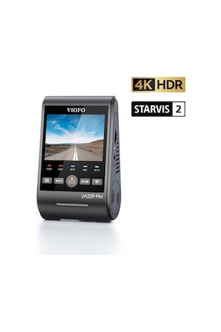 Viofo A229 Pro 4k Hdr Sony Starvis 2 Sensörlü Wi-fi Gps'li Araç Kamerası