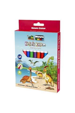 Nova Color Keçeli Kalem Seti 24'lü Nc-872
