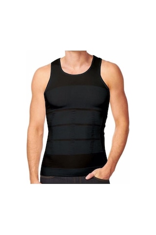 Form Angel Erkek Beden  Slim Fit Korse Atlet 2 Adet - 60