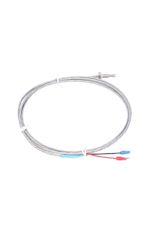 Tenfowee M8 Vida Tipi K-tipi Termokuple Sensörü, 0-600 C Sıcaklık Ölçümü, Cam Fiber Tel, Hızlı Tepki, Petrol-kimyasal Sanayi Uygulamaları