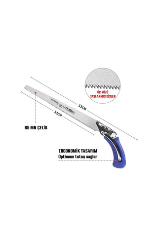 Workpro Wp333008 325mm 8tpı Profesyonel Ağaç Budama Testeresi Fr Wp333008