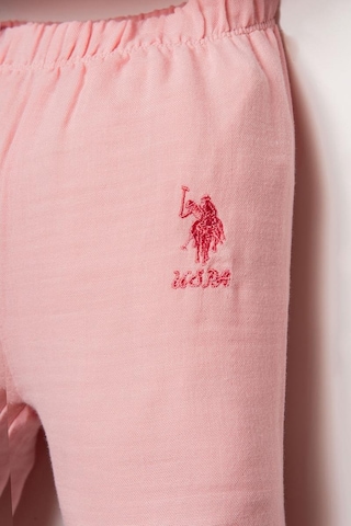 U.S. Polo Assn. Kız Bebek Takım Pudra-2293 Pudra