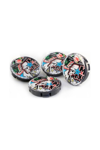 Trobus Jant Göbek Kapağı Damla Geçme 4'lü Set 55-58 Mm