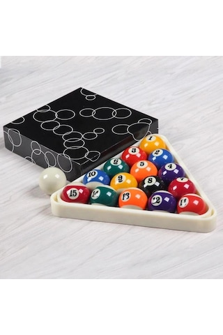 Bilardo Amerikan Topu Amerikan Bilardo Top Takımı Plastik Üçgen