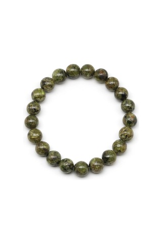 Alibaba Doğaltaş Zebercet Doğal Taş Bileklik 9 Mm Küre Kesim