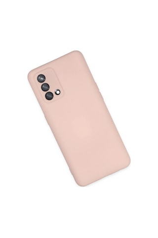 Newface Oppo A74 4g Kılıf Nano İçi Kadife Silikon Semeglbl - 19 - Pudra