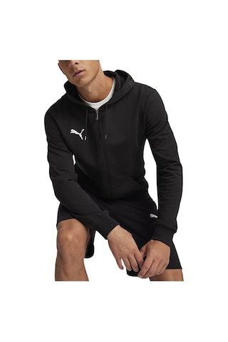 Puma Teamgoal Casuals Hooded Erkek Futbol Ceketi 65859503 Siyah 65859503 Siyah