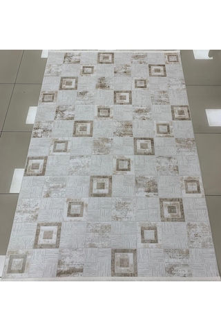 Padişah Halı Polo 90555 070 Serisi Akrilik Salon Oturma Yatak Odası Halısı Kahve