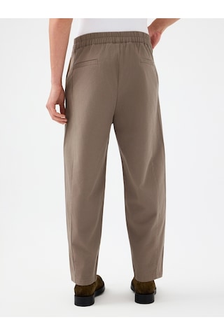 Baggy Fit Erkek Pantolon Vizon