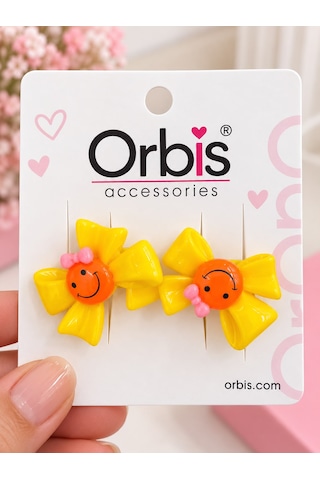Orbis Tarzın Dünyası Sarı Fiyonk & Gülen Yüzlü Lastikli Toka 2 Li Set