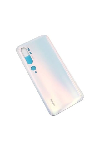 Xiaomi Mi Note 10 Arka Pil Batarya Kapak Cam Senalstore - Siyah Siyah