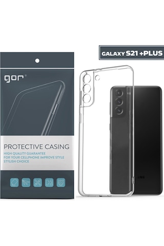 Gor Samsung Galaxy Uyumlu S21+ Plus Kilif Kamera Korumali Seffaf Siliko 212354281