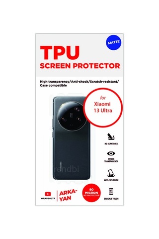 Xiaomi Uyumlu 13 Ultra Mat Arka Ve Yan Kaplama Tpu Film