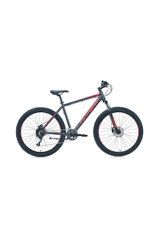Carraro 27.5 Jant Force 750 Dağ Bisikleti 38 Cm Kadro 24 Vites Hidrolik Disk Fren Mat Antrasit-gri-kırmızı Blc Bisiklet Çok Renkli