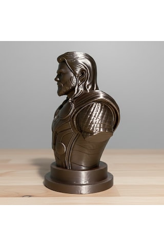 Avengers Thor Dekoratif Masaüstü Aksesuarı - Zırh Detaylı Koleksiyon Büstü 12 X 8,5 Cm