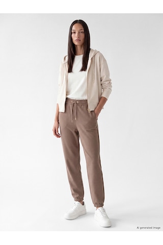 Lcw Everyday Kahverengi Soft Touch Kadın Jogger Eşofman Altı