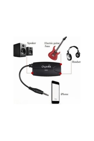 Cherub Gb2i İphone / İpad İçin Gitar Arayüzü Mobil Kayıt Ve Efe