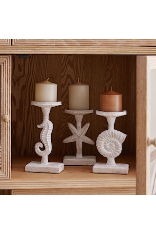 Mudo Home Seahorse Mumluk Beyaz 11x10x23 Cm 696123