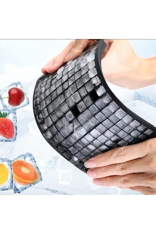 Esnek Silikon Buz Kalıbı Mini Buz Küpleri 24x12x1 Cm Silikon Diğer