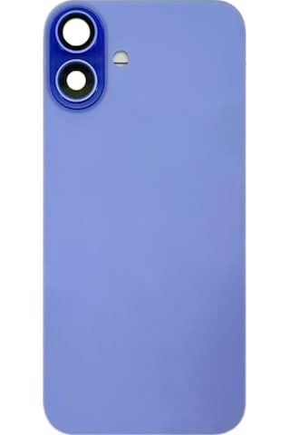 Teknonet Apple Uyumlu iPhone 16 Kamera Camlı Batarya Kapağı + Magsafe Flex - Siyah Siyah