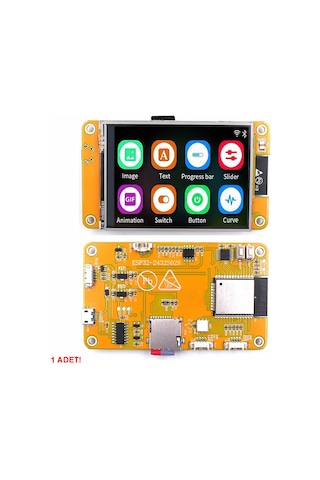 Esp32-2432s028r 2.8 İnch Rezistif Dokunmatik Tft Lcd Modül 240...