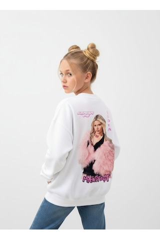Seabubbles Manifest Lidya Kız Çocuk Sweatshirt BEYAZ