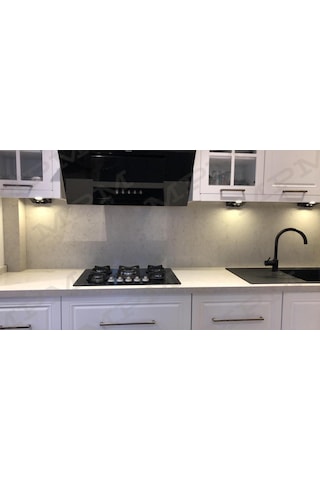Mutfak TezgahDolap Altı 3W Led Aydınlatma Siyah Çift Priz Metal 6500K Beyaz