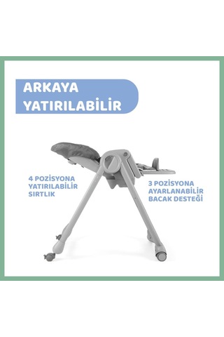 Bşkvirgo Mama Sandalyesi Dark Grey Renk: Dark Grey Bsk2026