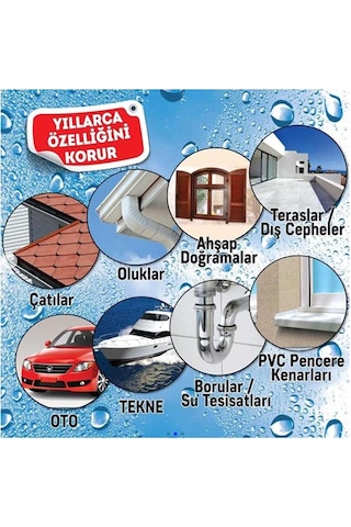 Vodaseal Leakfix Kauçuk Kaplama Sızdırmazlık Boyası 800 Gr. - Beyaz