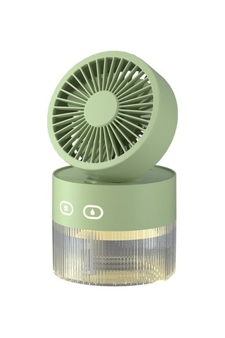 Om008 Masaüstü Katlanabilir Sprey Usb Su Soğutma Fan Yeşil Uıo2w5 Yeşil