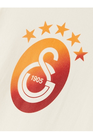 Gsstore Galatasaray Degrade 5 Yıldız Bebek Tulum B251408 Ekru
