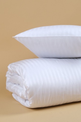 Tokyo Serisi Pamuk Saten 2 Adet King Size - Büyük Boy Yastık Kılıfı 60 80cm Ortopedik Yastık Uyumlu Beyaz
