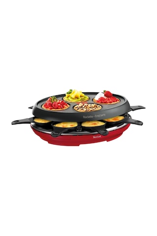 Tefal Colormania Çok Fonksiyonlu Tabak, 8 Kase, 1050 W, Kırmızı Diğer