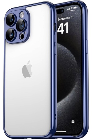 Apple Uyumlu iPhone 15 Pro Max Zore Kamera Korumalı Bontez Bumper-lacivert