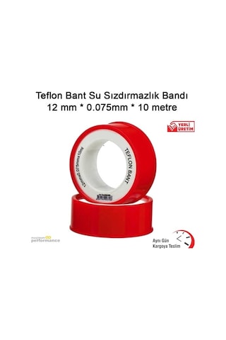 Teflon Bant Su Sızdırmazlık Bandı 12 Mm * 10 Metre (532559770)