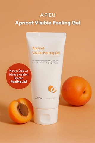 Kayısı Asidi Ve Meyve Özleri İçeren Peeling Jel A'pıeu Apricot Visible Peeling Gel