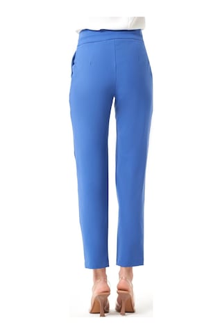 Mizalle Kat Kemerli İndigo Pantolon İndigo